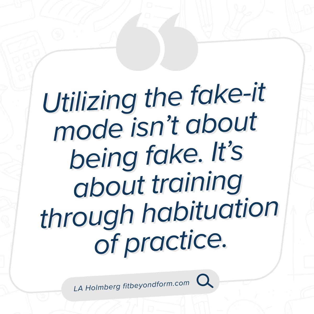 You’re not faking. You’re&nbsp;growing.